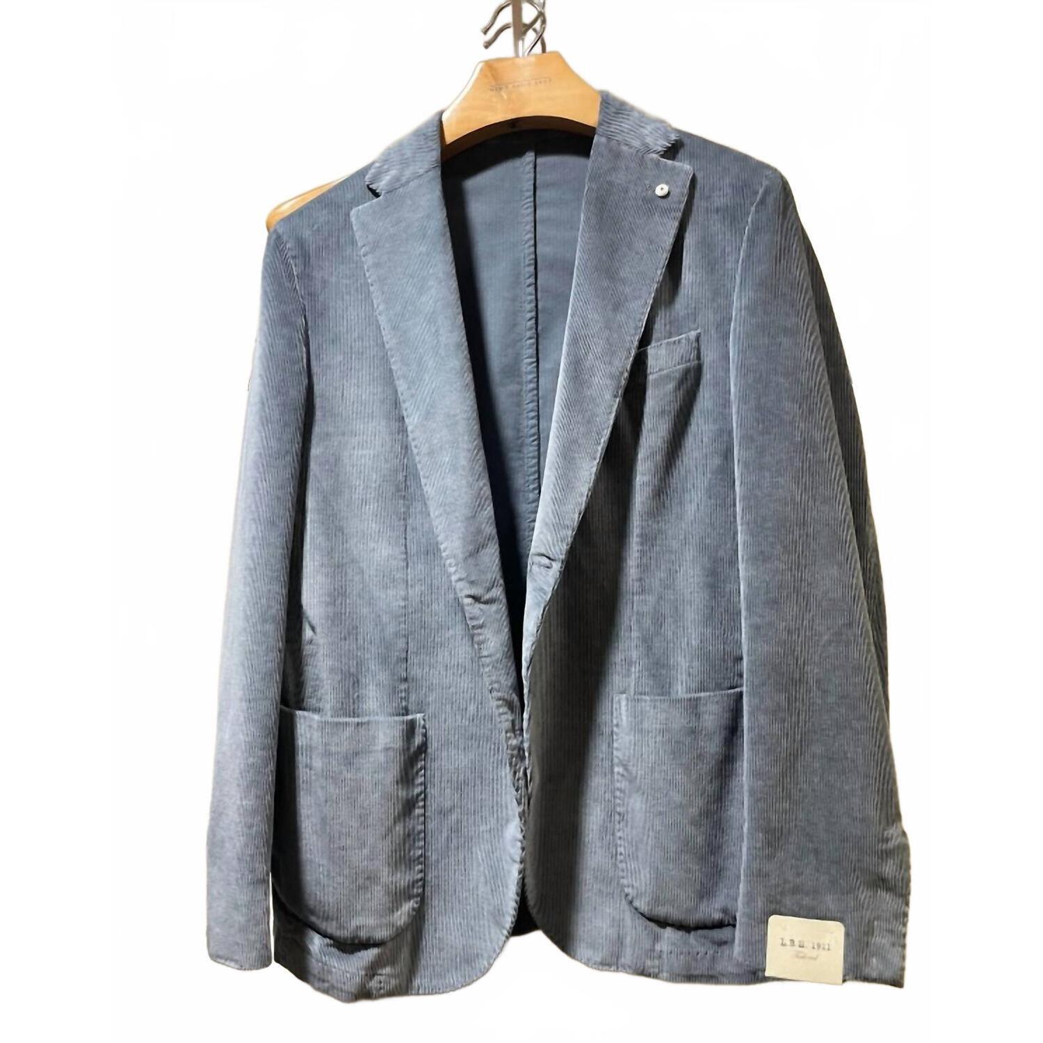 New L.B.M. 1911 Men's Corduroy Blazer In Light Blue